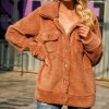 * Clothing | Best Reviews Of Camisa Camel Fleece Pocket Button-Up Coat Women