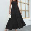 * Clothing | Outlet Camisa Black Tiered Maxi Dress Women