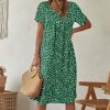 * Clothing | Best Reviews Of Camisa Green Speckle Shift Dress Women