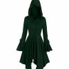 * Clothing | Discount Camisa Green Hood Handkerchief Coat Women