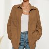 * Clothing | Buy Camisa Camel Corduroy Pocket Button-Up Jacket Women