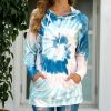 * Clothing | Best Sale Camisa Navy Tie-Dye Swirl Hoodie Women