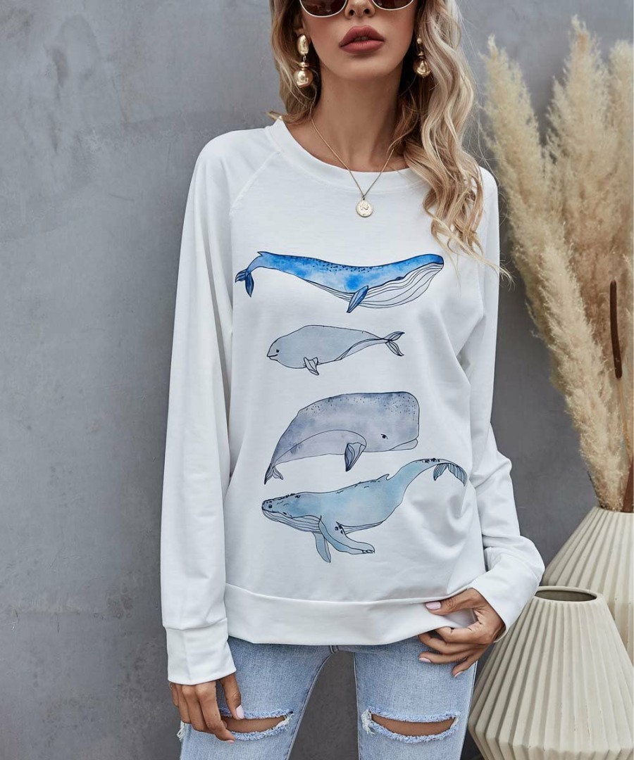 * Clothing | Cheap Camisa White Whales Crewneck Top Women