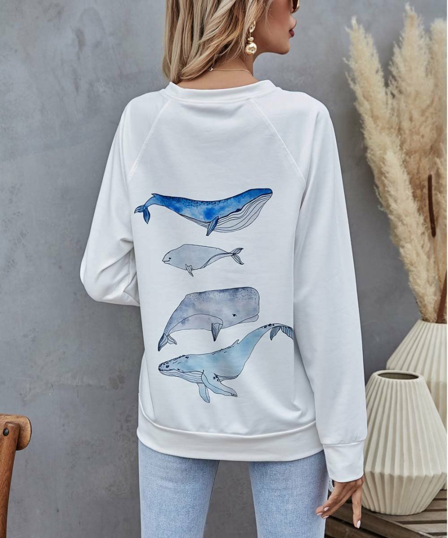 * Clothing | Cheap Camisa White Whales Crewneck Top Women