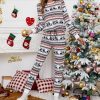 * Clothing | Deals Camisa White Fair Isle Reindeer Long-Sleeve Tee & Joggers Women