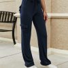 * Clothing | Best Pirce Camisa Navy Pocket-Accent Drawstring Lounge Pants Women