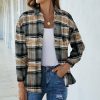 * Clothing | Coupon Camisa Gray Plaid Fleece-Lined Shacket Women