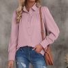 * Other | Hot Sale Camisa Pink Button-Up Top Women