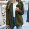 * Clothing | Discount Camisa Green Plush Peacoat Women