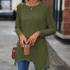 * Clothing | Top 10 Camisa Army Green Handkerchief Tunic Women