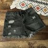 * Clothing | Brand New Camisa Black Distressed Denim Shorts Women