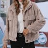 * Clothing | Best Reviews Of Camisa Apricot Fleece Button-Up Jacket Women