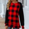 * Clothing | Cheapest Camisa Red & Black Check Top Women