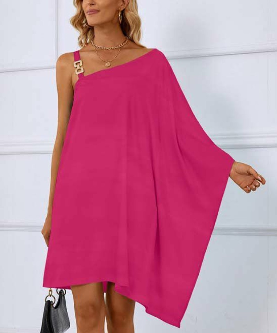 * Clothing | Coupon Camisa Rose Asymmetrical Dress Women